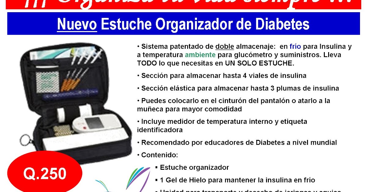 estuche de almacenamiento de pluma de diabetes